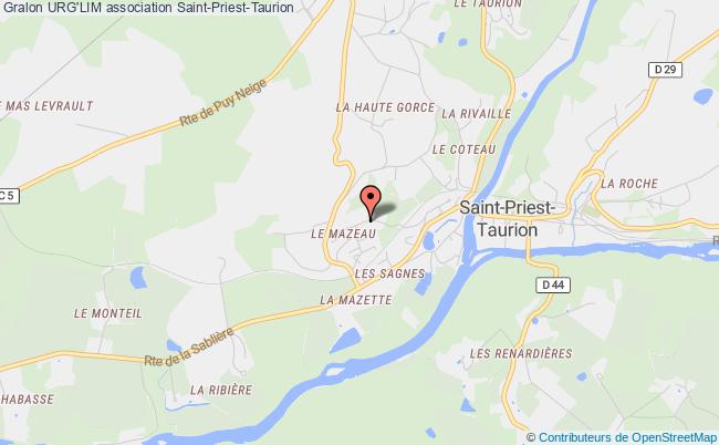plan association Urg'lim Saint-Priest-Taurion