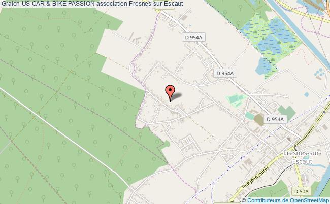 plan association Us Car & Bike Passion Fresnes-sur-Escaut