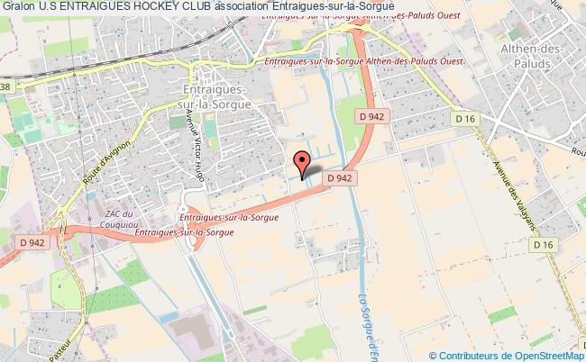 plan association U.s Entraigues Hockey Club Entraigues-sur-la-Sorgue