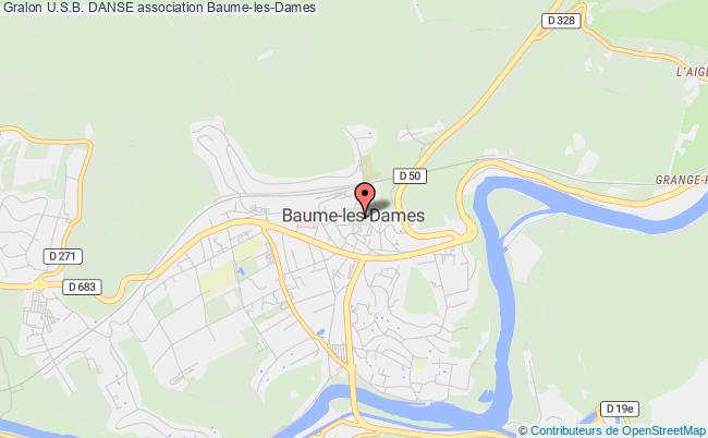 plan association U.s.b. Danse Baume-les-Dames