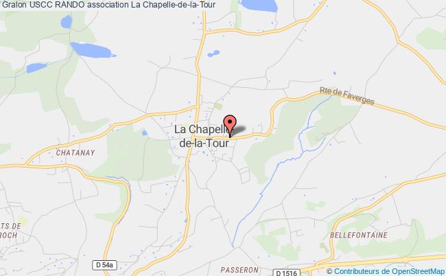 plan association Uscc Rando La Chapelle-de-la-Tour
