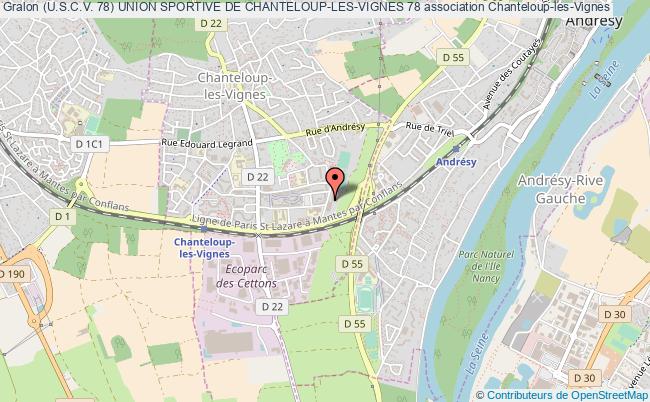 plan association (u.s.c.v. 78) Union Sportive De Chanteloup-les-vignes 78 Chanteloup-les-Vignes