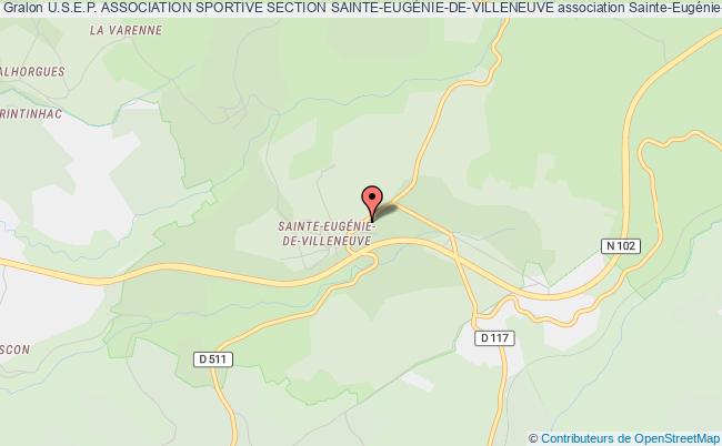 plan association U.s.e.p. Association Sportive Section Sainte-eugÉnie-de-villeneuve Sainte-Eugénie-de-Villeneuve