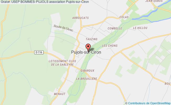 plan association Usep Bommes-pujols Pujols-sur-Ciron