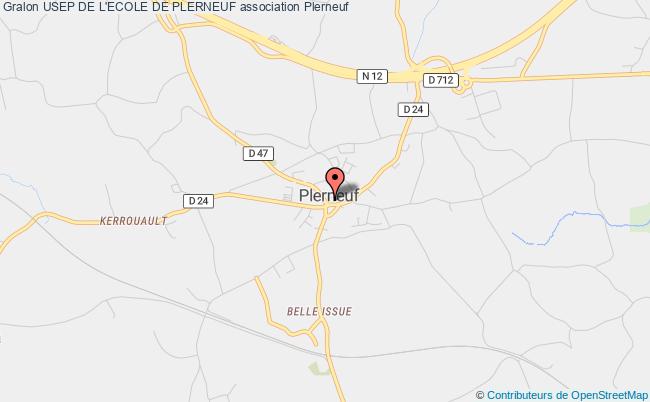 plan association Usep De L'ecole De Plerneuf Plerneuf