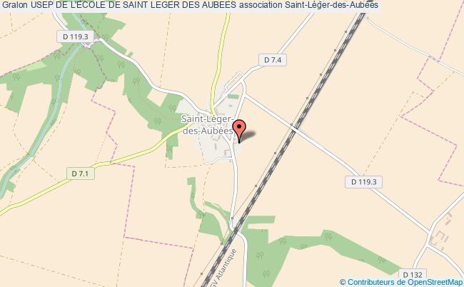 plan association Usep De L'ecole De Saint Leger Des Aubees Saint-Léger-des-Aubées