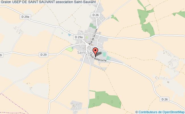 plan association Usep De Saint Sauvant Saint-Sauvant