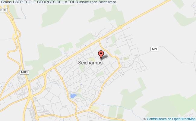 plan association Usep Ecole Georges De La Tour Seichamps