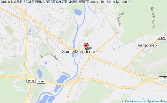 plan association U.s.e.p. Ecole Primaire De Sainte-marguerite Sainte-Marguerite