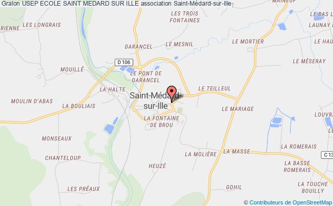 plan association Usep Ecole Saint Medard Sur Ille Saint-Médard-sur-Ille