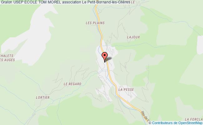 plan association Usep Ecole Tom Morel Glières-Val-de-Borne