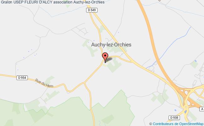 plan association Usep Fleuri D'alcy Auchy-lez-Orchies