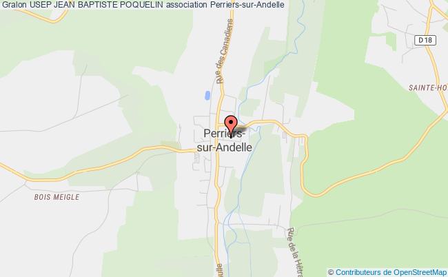 plan association Usep Jean Baptiste Poquelin Perriers-sur-Andelle