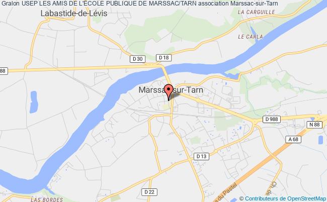 plan association Usep Les Amis De L'École Publique De Marssac/tarn 