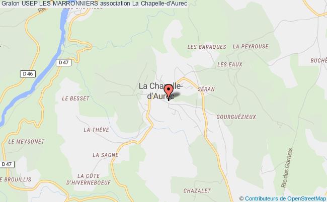 plan association Usep Les Marronniers La    Chapelle-d'Aurec