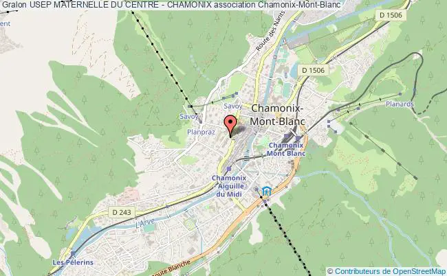 plan association Usep Maternelle Du Centre - Chamonix Chamonix-Mont-Blanc