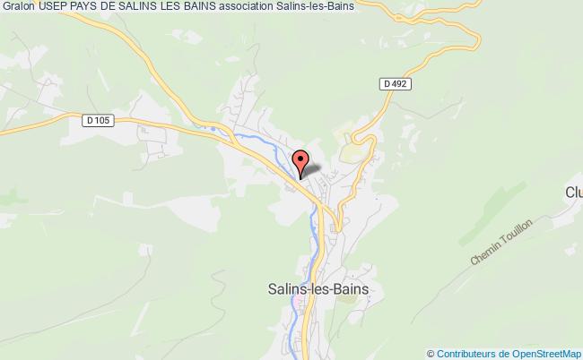 plan association Usep Pays De Salins Les Bains Salins-les-Bains