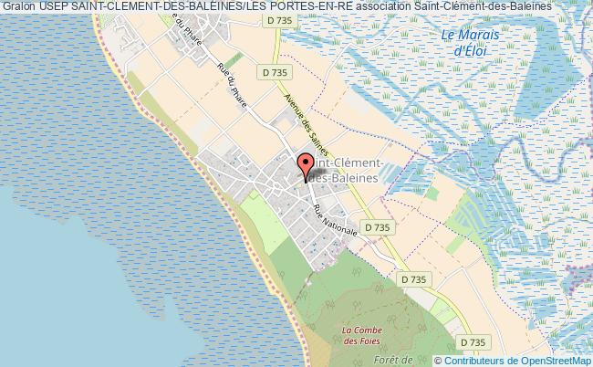 plan association Usep Saint-clement-des-baleines/les Portes-en-re Saint-Clément-des-Baleines