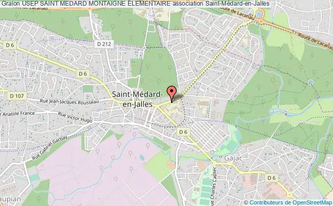 plan association Usep Saint Medard Montaigne Elementaire Saint-Médard-en-Jalles