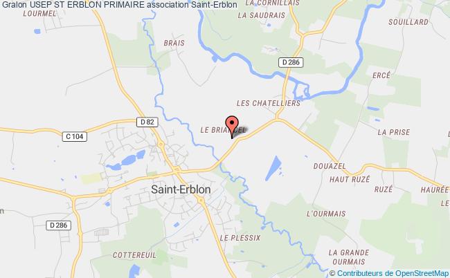 plan association Usep St Erblon Primaire Saint-Erblon