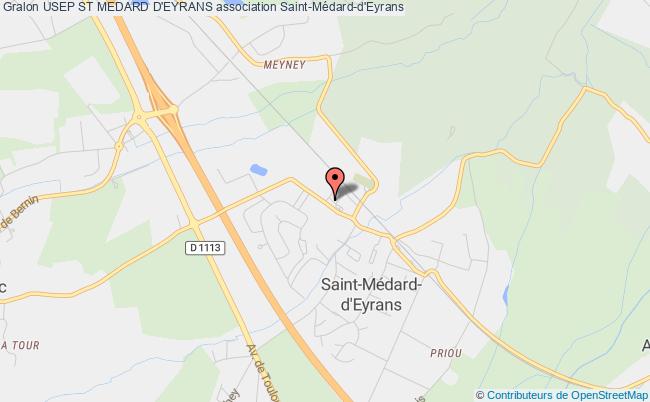 plan association Usep St Medard D'eyrans Saint-Médard-d'Eyrans
