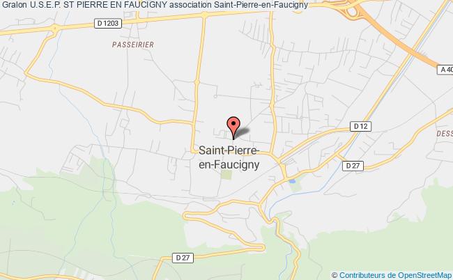 plan association U.s.e.p. St Pierre En Faucigny Saint-Pierre-en-Faucigny