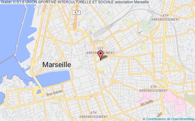 plan association U.s.i.s Union Sportive Interculturelle Et Sociale Marseille