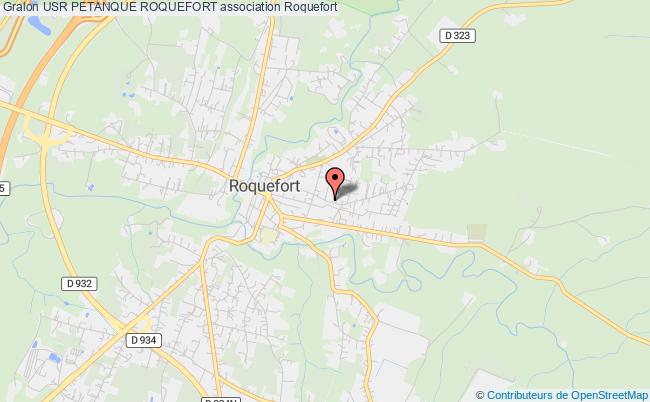 plan association Usr Petanque Roquefort Roquefort