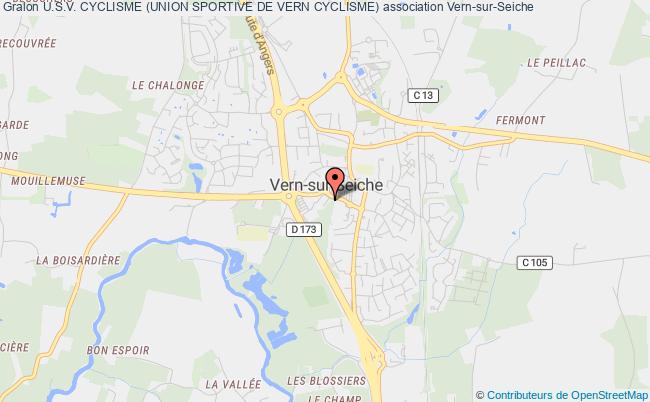 plan association U.s.v. Cyclisme (union Sportive De Vern Cyclisme) Vern-sur-Seiche
