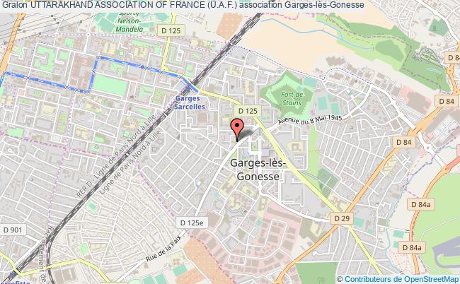 plan association Uttarakhand Association Of France (u.a.f.) Garges-lès-Gonesse