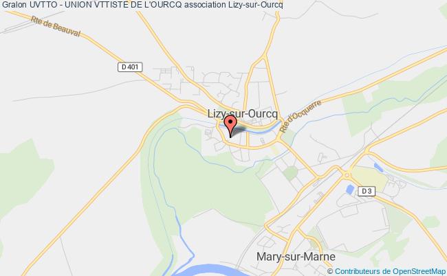 plan association Uvtto - Union Vttiste De L'ourcq Lizy-sur-Ourcq