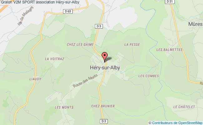 plan association V2m Sport Héry-sur-Alby