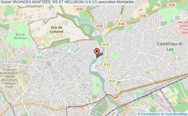 plan association Vacances AdaptÉes, Vie Et Inclusion (v.a.v.i) Montpellier