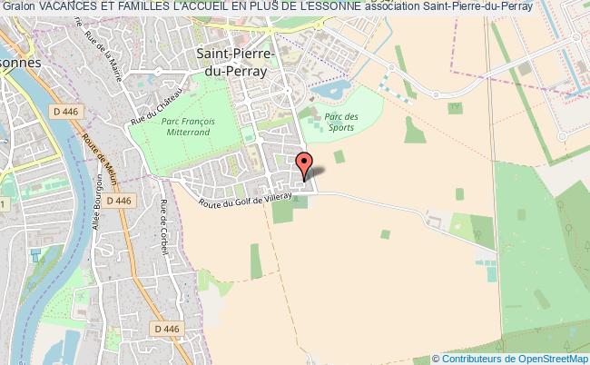 plan association Vacances Et Familles L'accueil En Plus De L'essonne Saint-Pierre-du-Perray