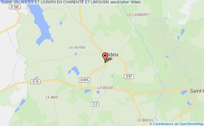plan association Vacances Et Loisirs En Charente Et Limousin Videix