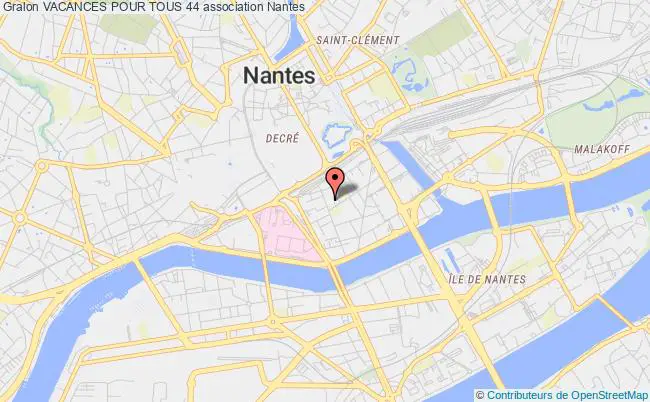 plan association Vacances Pour Tous 44 Nantes