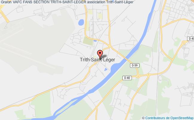 plan association Vafc Fans Section Trith-saint-leger Trith-Saint-Léger