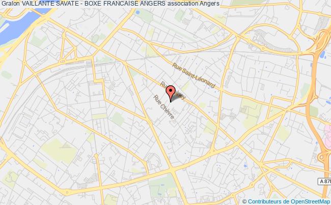 plan association Vaillante Savate - Boxe Francaise Angers Angers