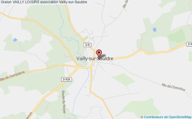 plan association Vailly Loisirs Vailly-sur-Sauldre