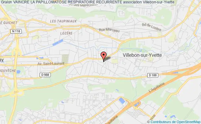 plan association Vaincre La Papillomatose Respiratoire Recurrente Villebon-sur-Yvette
