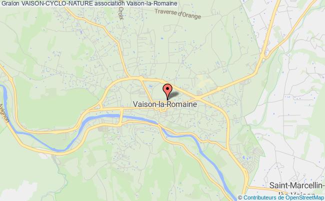 plan association Vaison-cyclo-nature Vaison-la-Romaine