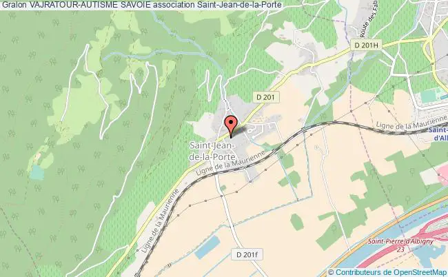 plan association Vajratour-autisme Savoie Saint-Jean-de-la-Porte