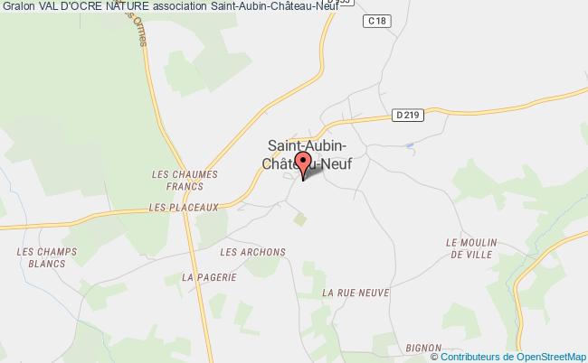 plan association Val D'ocre Nature Saint-Aubin-Château-Neuf