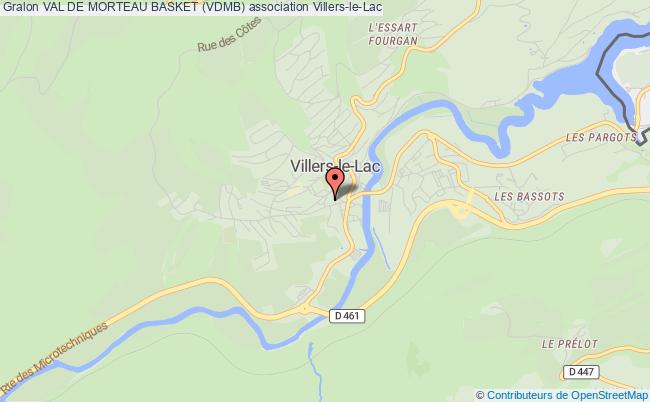 plan association Val De Morteau Basket (vdmb) Villers-le-Lac