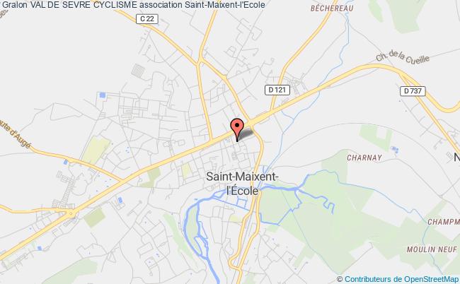 plan association Val De Sevre Cyclisme Saint-Maixent-l'École