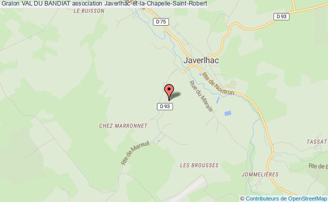plan association Val Du Bandiat Javerlhac-et-la-Chapelle-Saint-Robert