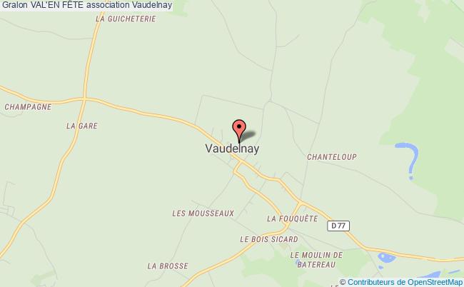 plan association Val'en FÊte Vaudelnay