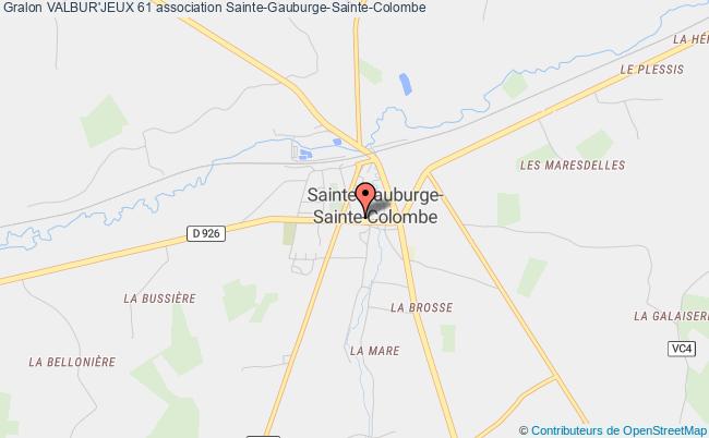plan association Valbur'jeux 61 Sainte-Gauburge-Sainte-Colombe
