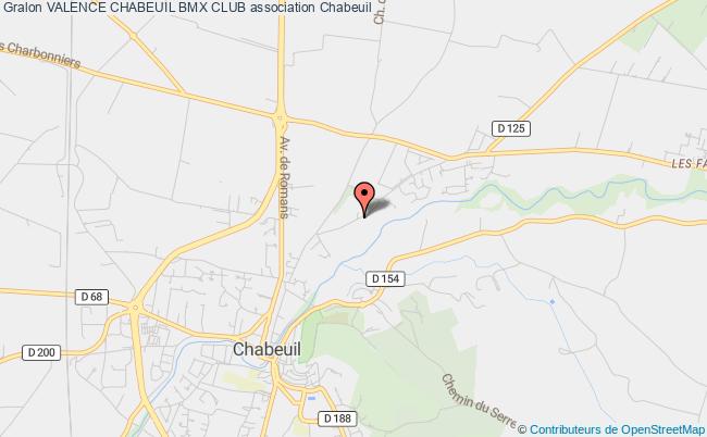 plan association Valence Chabeuil Bmx Club Chabeuil