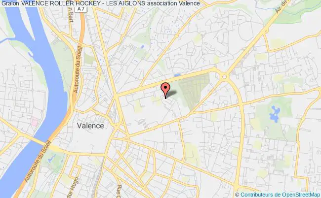 plan association Valence Roller Hockey - Les Aiglons Valence
